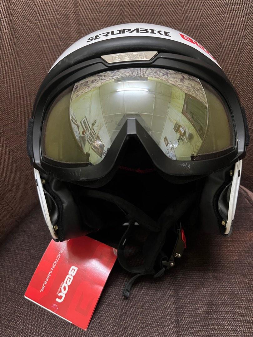 Beon B703 Xtreme Helmet (White), Motorbikes on Carousell