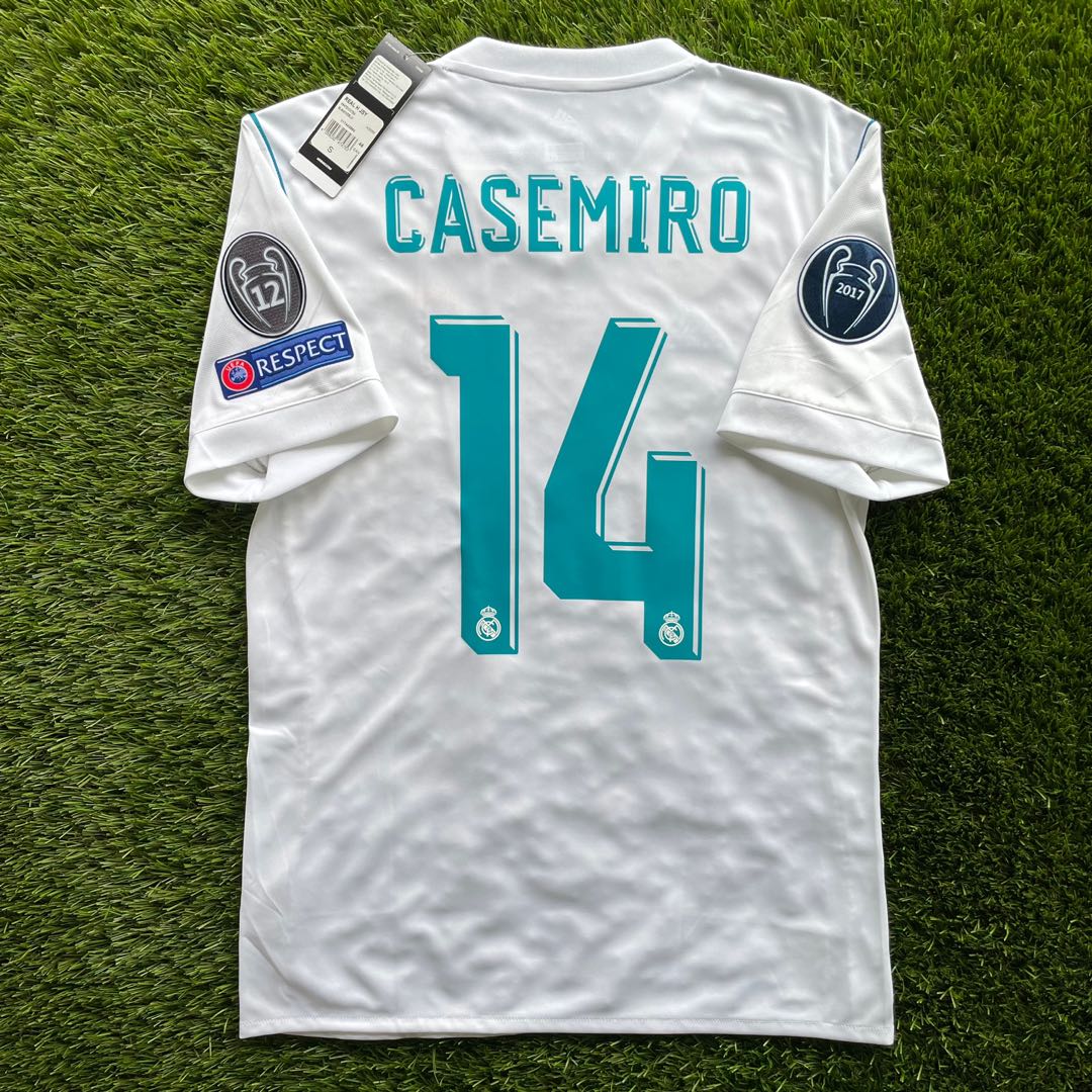 Nike Brazil Casemiro Home Jersey 22/23 w/ World Cup Patches 2022