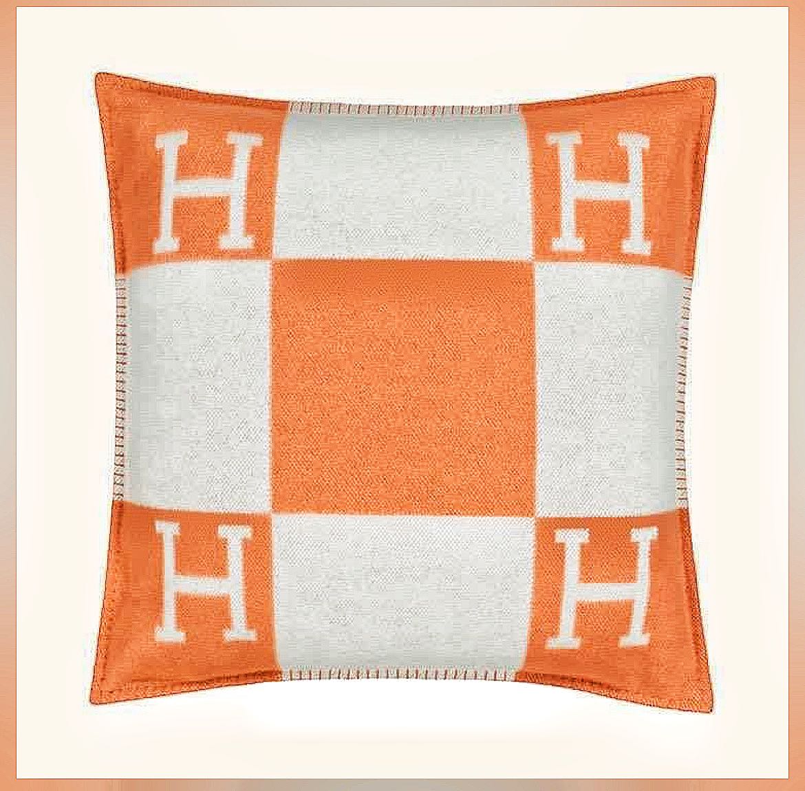 Brand New Hermes Cushions, Furniture & Home Living, Home Decor