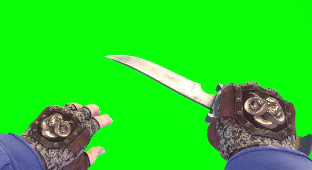 Broken Fang Gloves Needle Point FT CSGO Skin, Video Gaming, Video