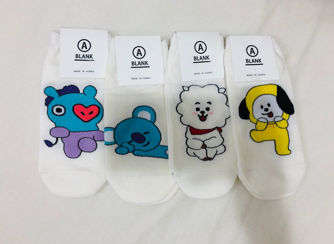 BT21 socks (directly from Korea), Women's Fashion, Footwear, Sneakers ...