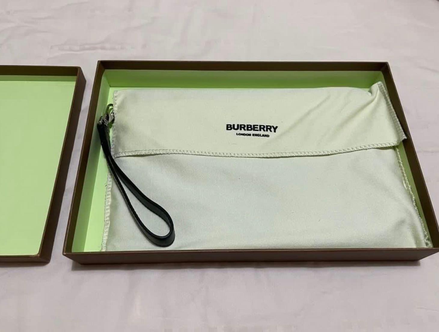 Burberry Equestrian Knight Clutch bag, Luxury, Bags & Wallets on Carousell