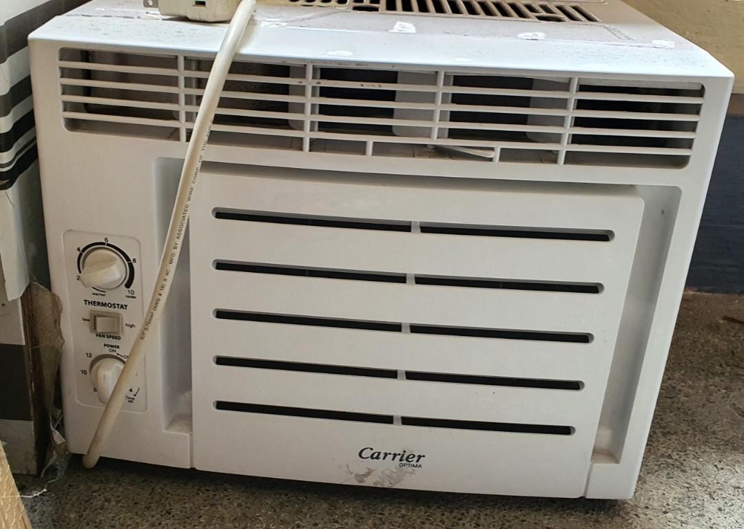 Carrier Optima Window Type Aircon 0.5 hp WCARZ006EC1, TV & Home