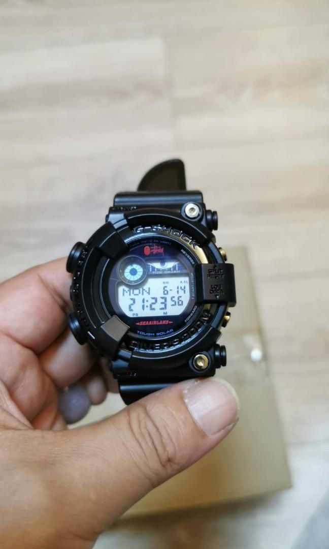 G shock frogman stussy x bape top