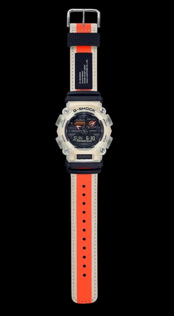 Casio G Shock GA 900TS 4A Translucent Bezel Cloth Band Analog