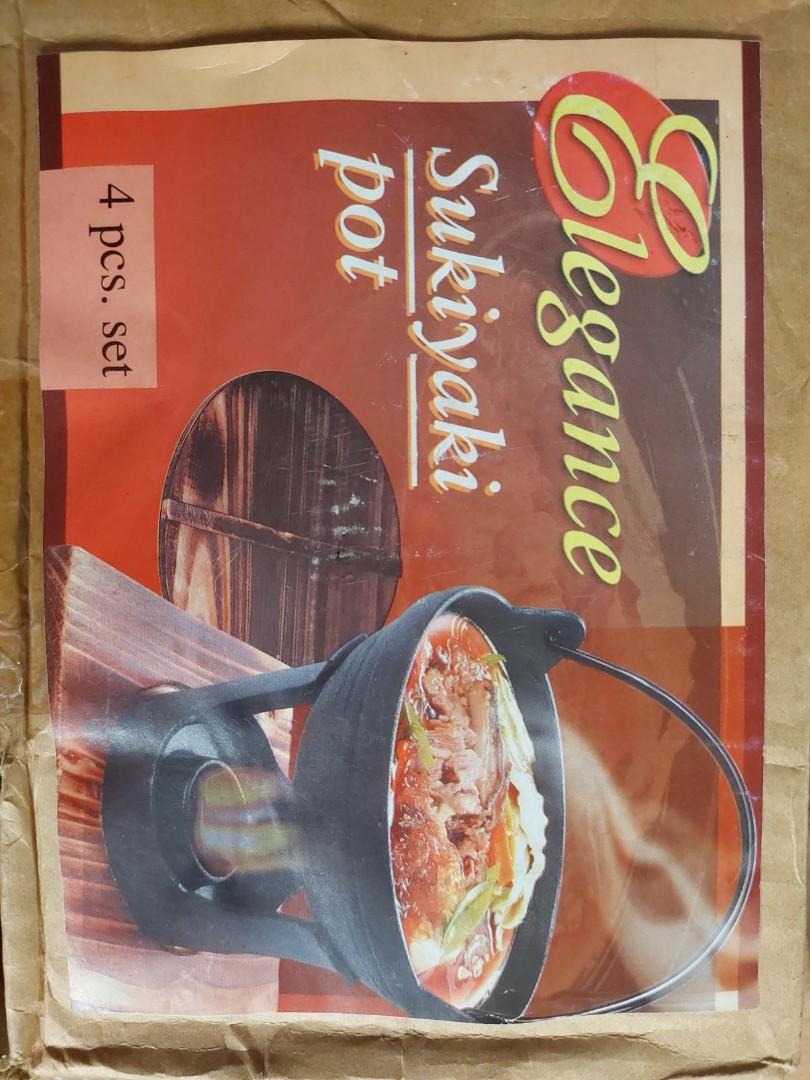 castiron sukiyaki pan with lid & burner (Category: Cookware & Accessories) located in Manila. Submitted by jen.jen11 (Listing ID 1179535032, Image 2). Description: brand new with box. never used..