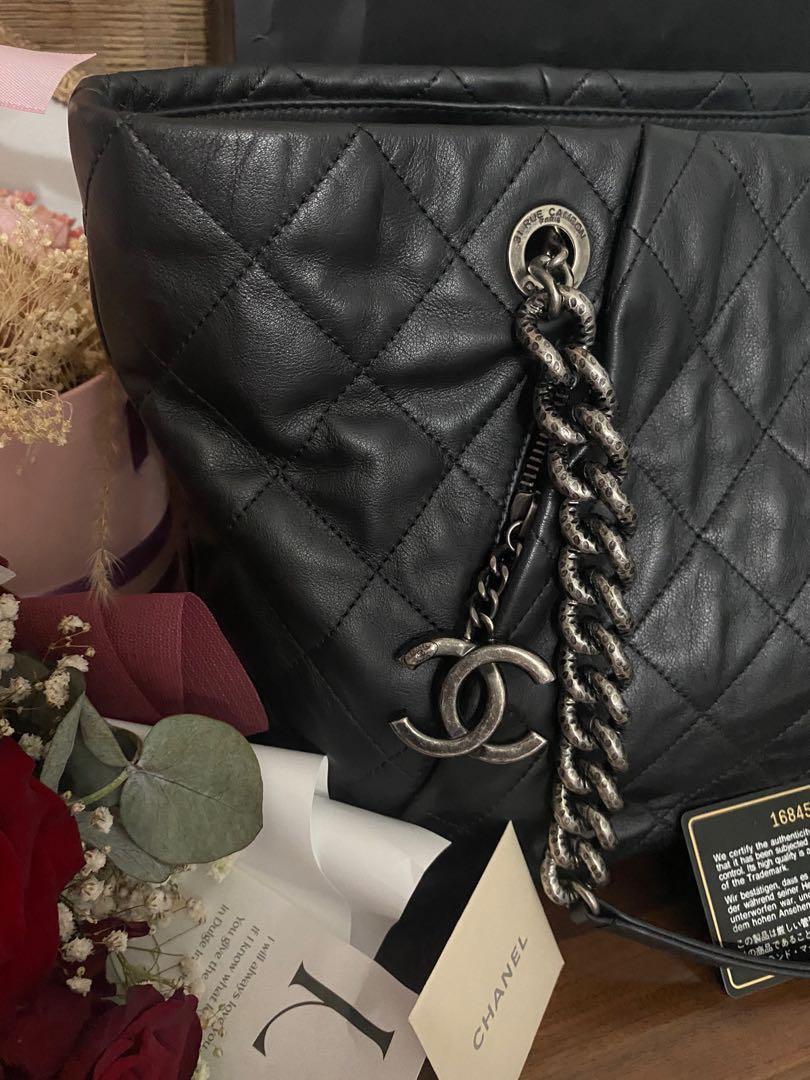 Chanel Classic Diamond Quilted Tote Bag, Luxury, Bags & Wallets on