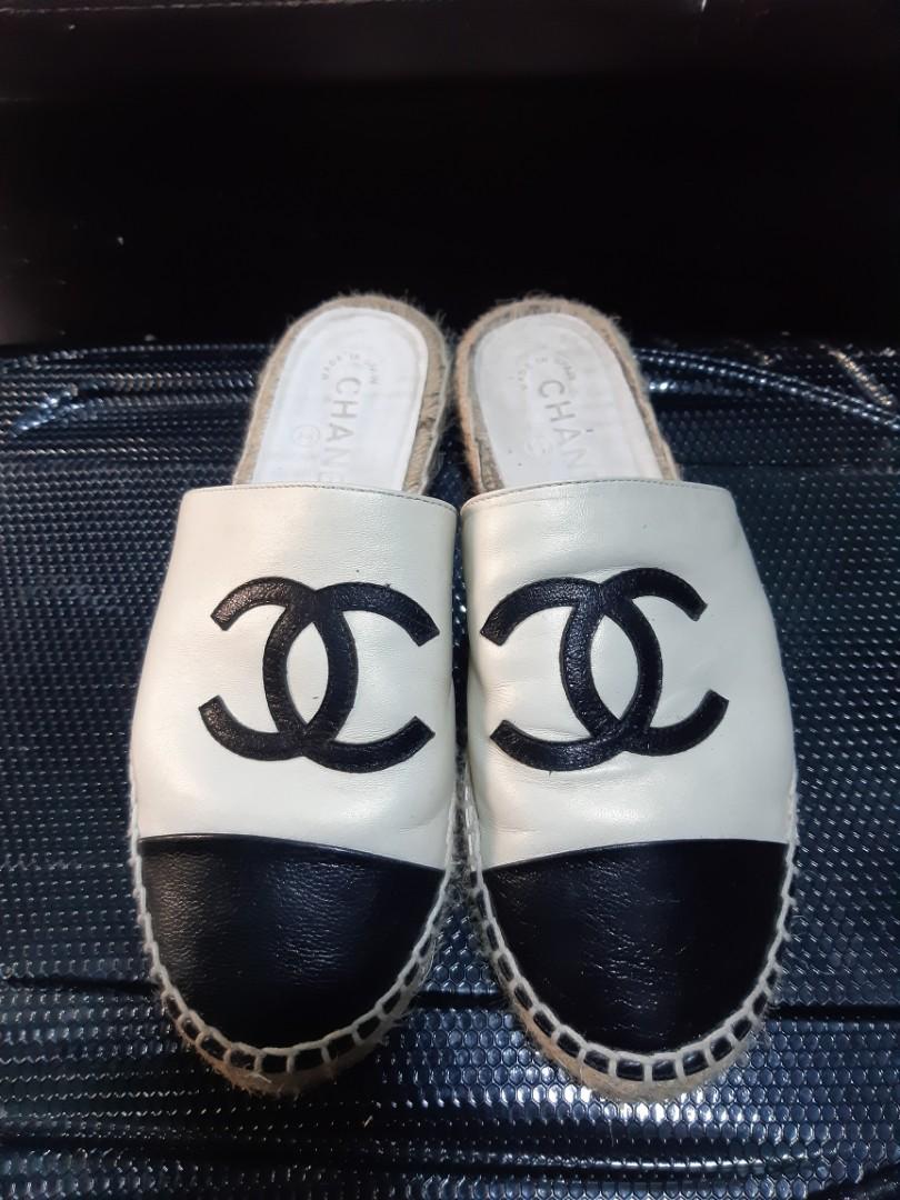 Chanel espadrilles clearance mules
