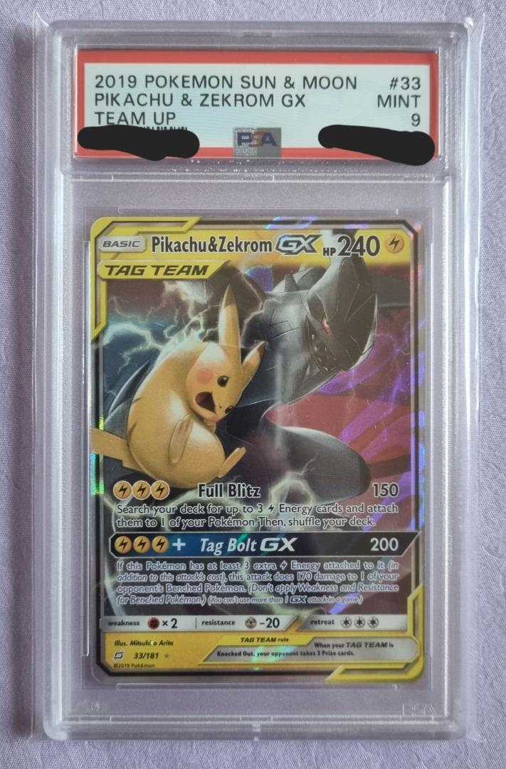 Pikachu & Zekrom GX - Sun & Moon: Team Up - Pokemon