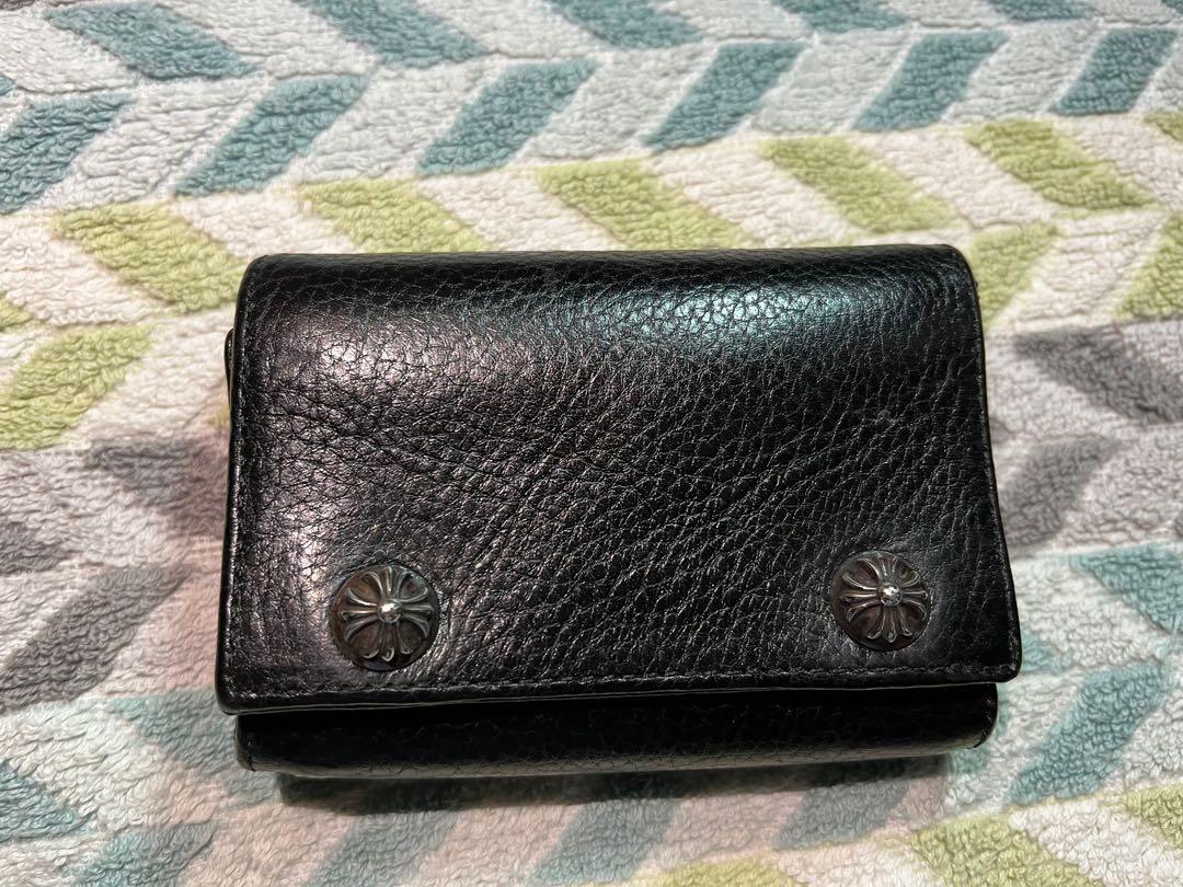 Chrome Hearts 3 fold wallet, 名牌, 手袋及銀包- Carousell