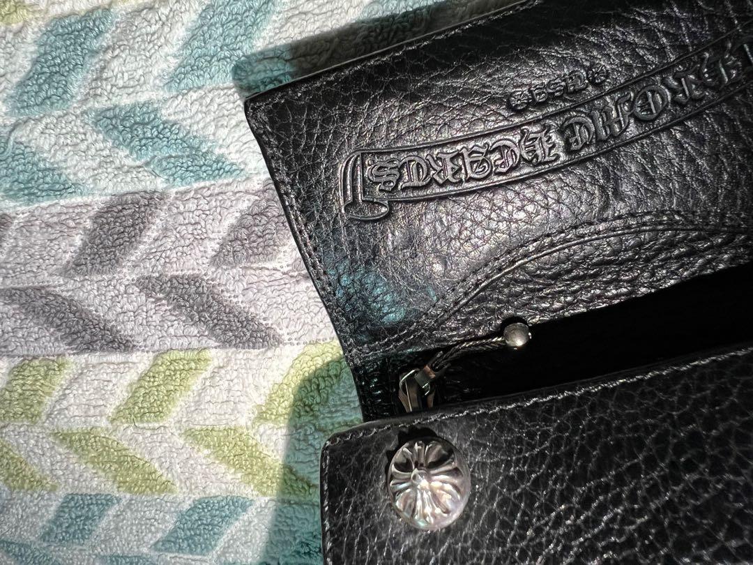 Chrome Hearts 3 fold wallet, 名牌, 手袋及銀包- Carousell