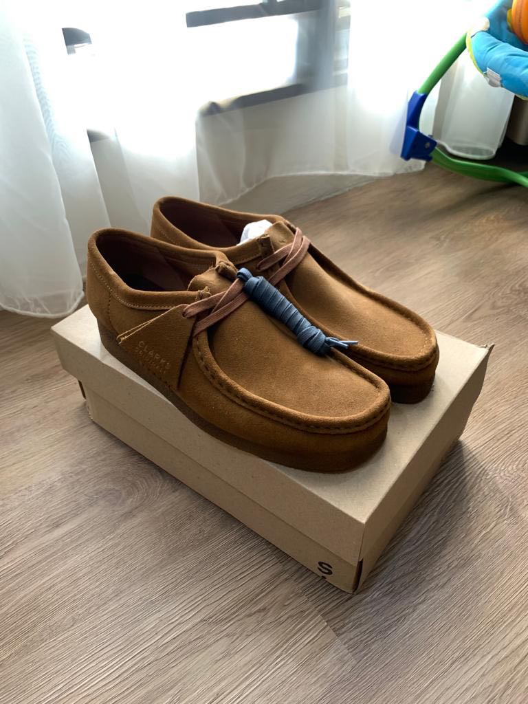 Clarks Original Wallabee "Cola", Fesyen Pria, Sepatu , Sneakers di ...