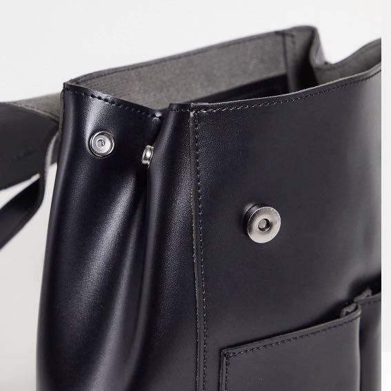 Claudia Canova Two Pocket Black Fashionable Trendy Backpack Women s Fashion Bags Wallets Backpacks on Carousell