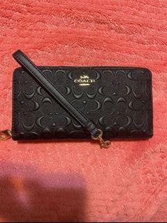 Leather Coach wallet