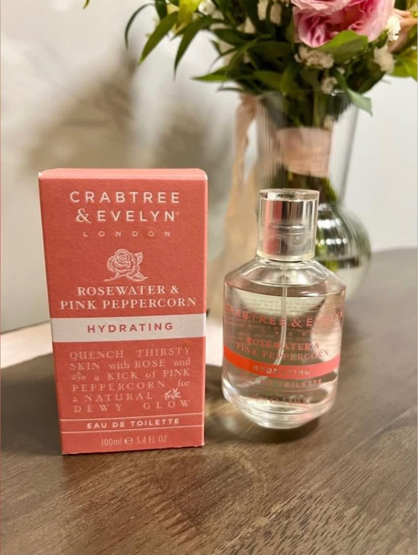 Crabtree and evelyn rosewater and pink peppercorn eau de toilette sales