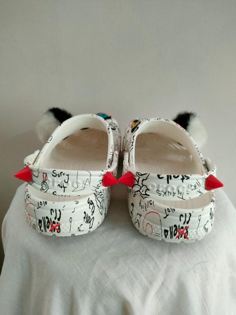 Crocs x Cruella Clogs W8, Women's Fashion, Footwear, Slippers and