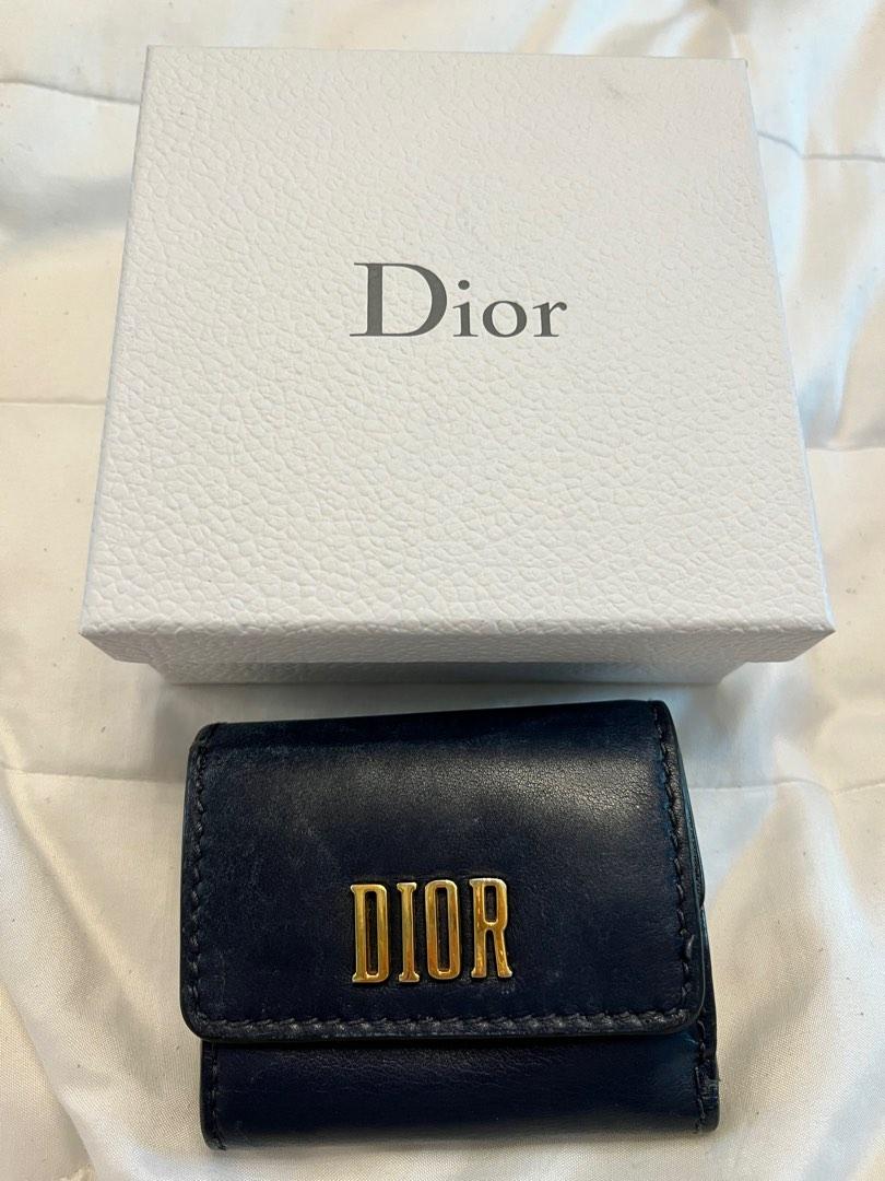 Dior Calfskin Trifold wallet, Women's Fashion, Bags & Wallets, Wallets