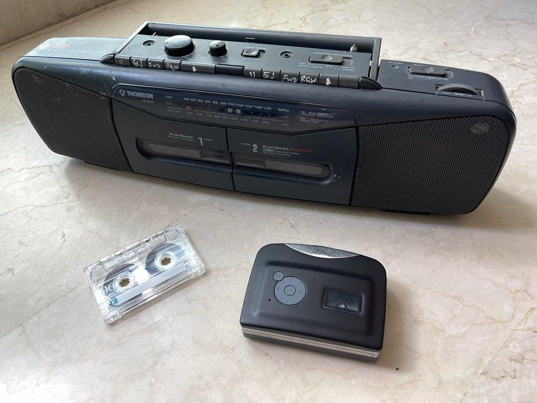 DuoCassette Player and cassette to MP3 converter, Audio, Portable