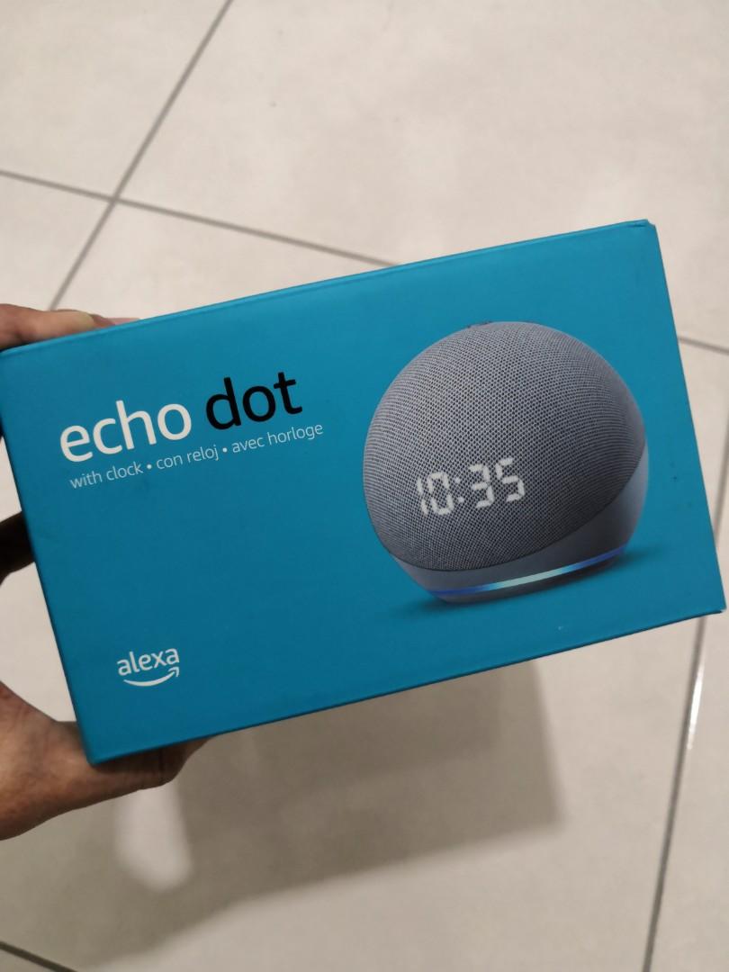 Echo Dot (4th Gen) Smart Speaker with Clock and Alexa - Twilight  Blue at