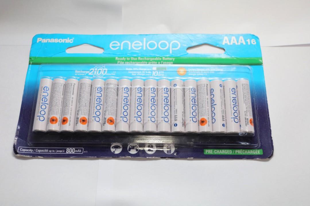 Panasonic Eneloop AAA 800mAh 2100 Cycle Ni-MH Pre-Charged Rechargeable  Batteries 4 Pack 