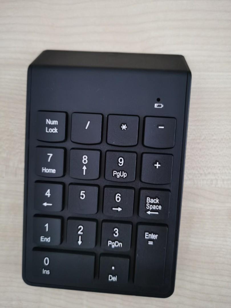 External wireless number keyboard / number pad, Computers & Tech, Parts