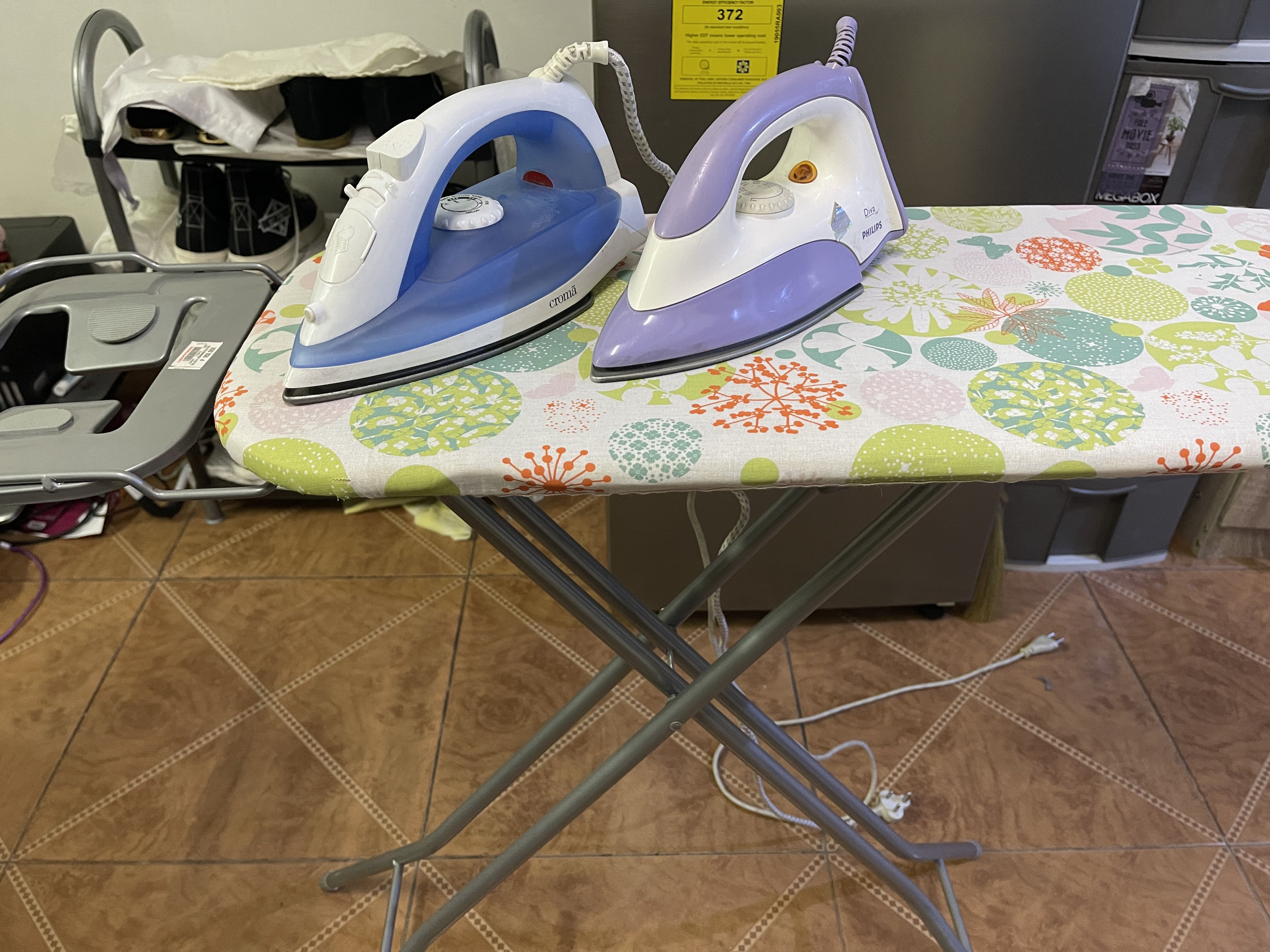 Few days old TWO Iron and Steamers from Philips with Ironing Board