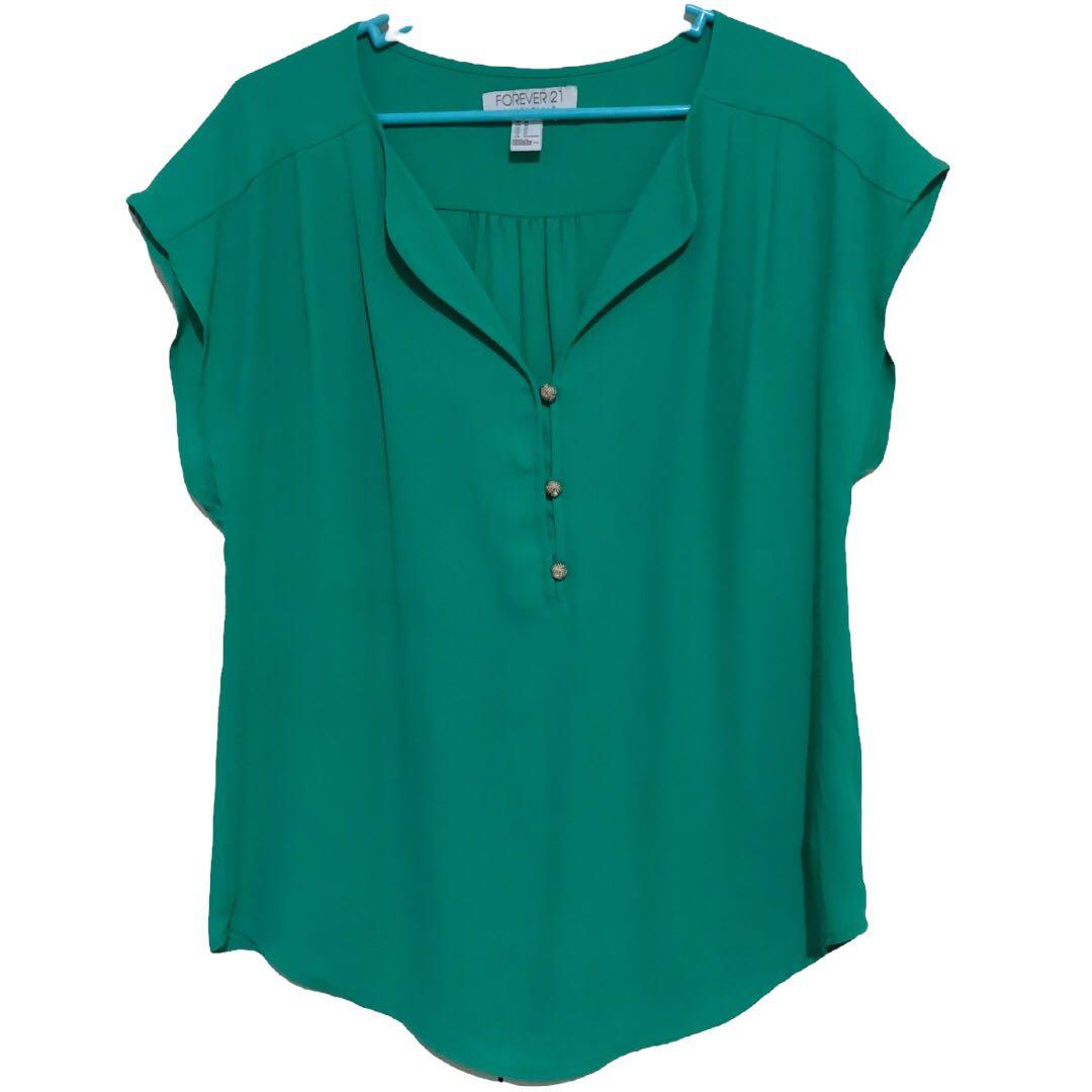 Chiffon blouses forever 21 clearance