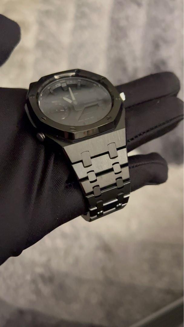 G- Shock Casioak full black custom ga2100 ga2110 ga-2100 ga-2110