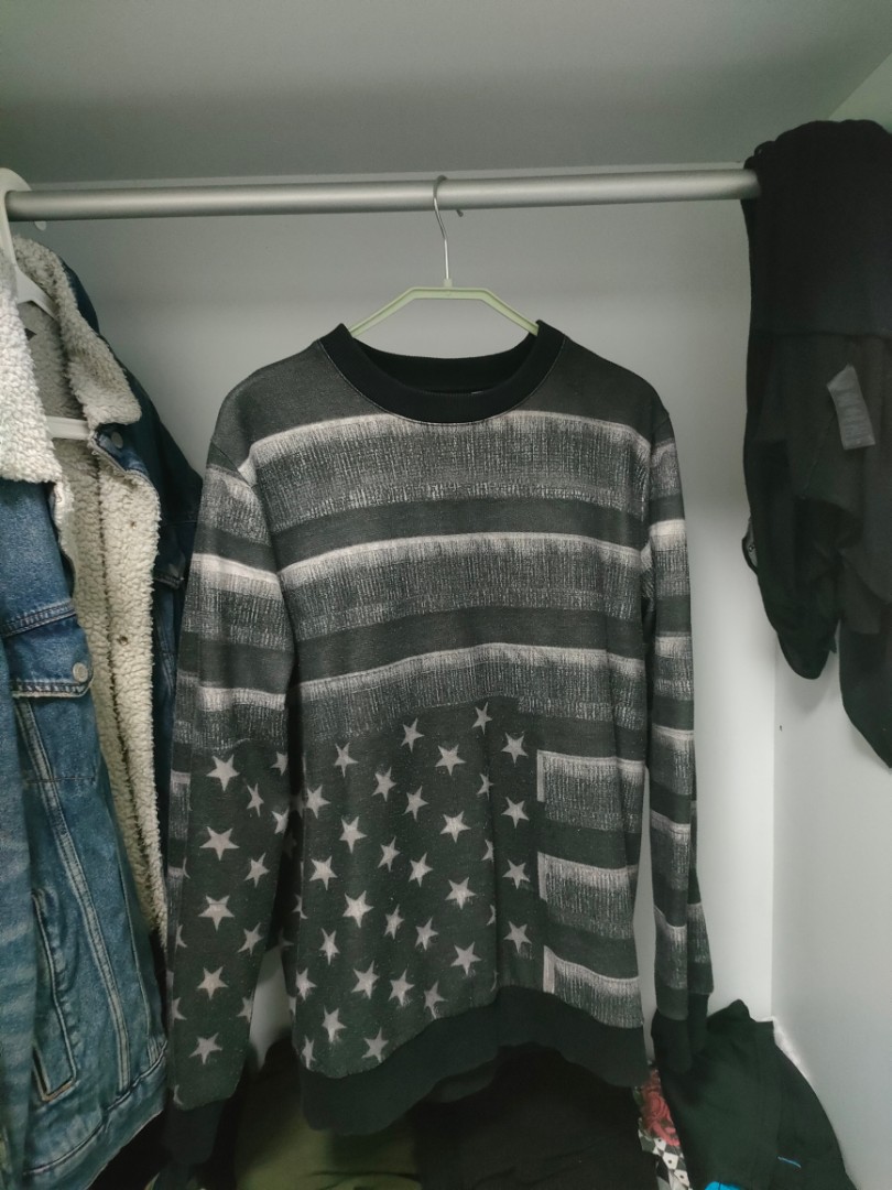 Givenchy american flag shirt top