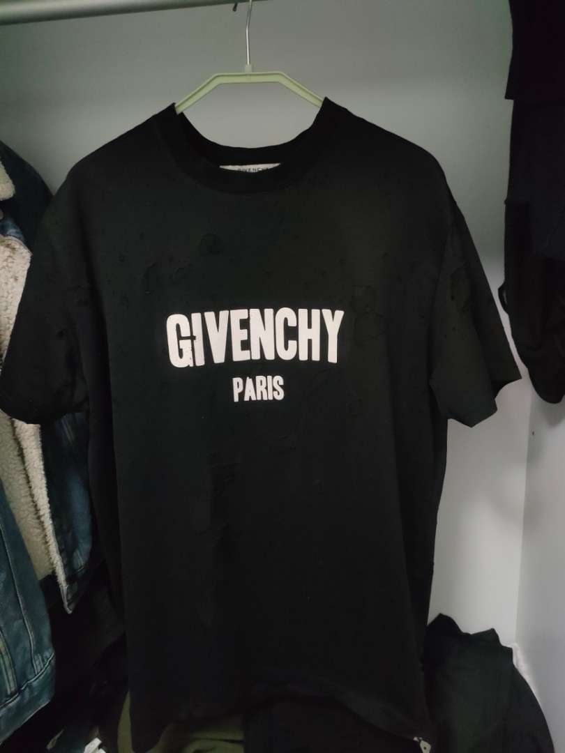 Givenchy distressed deals crewneck