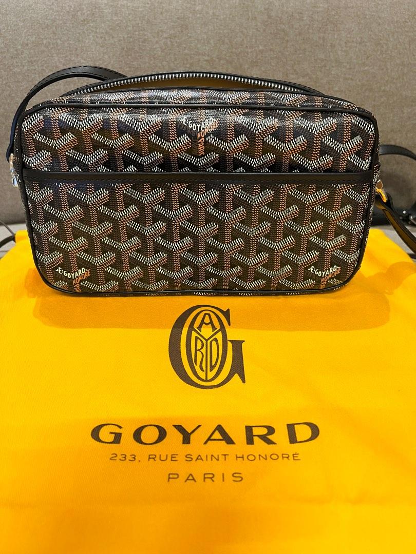 Goyard cap vert camera bag black, 名牌, 手袋及銀包 Carousell