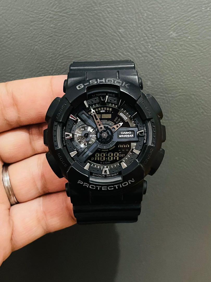 G SHOCK GA 110 STEALTH BLACK