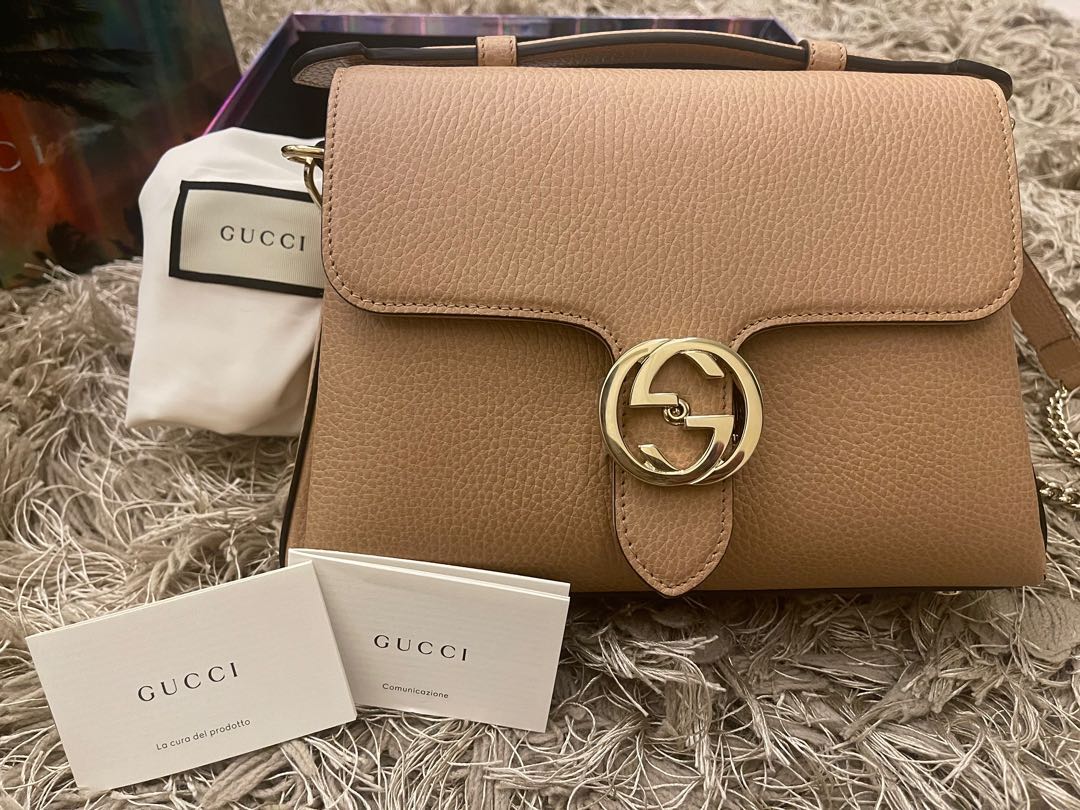Gucci Interlocking shoulder Bag GG clasp