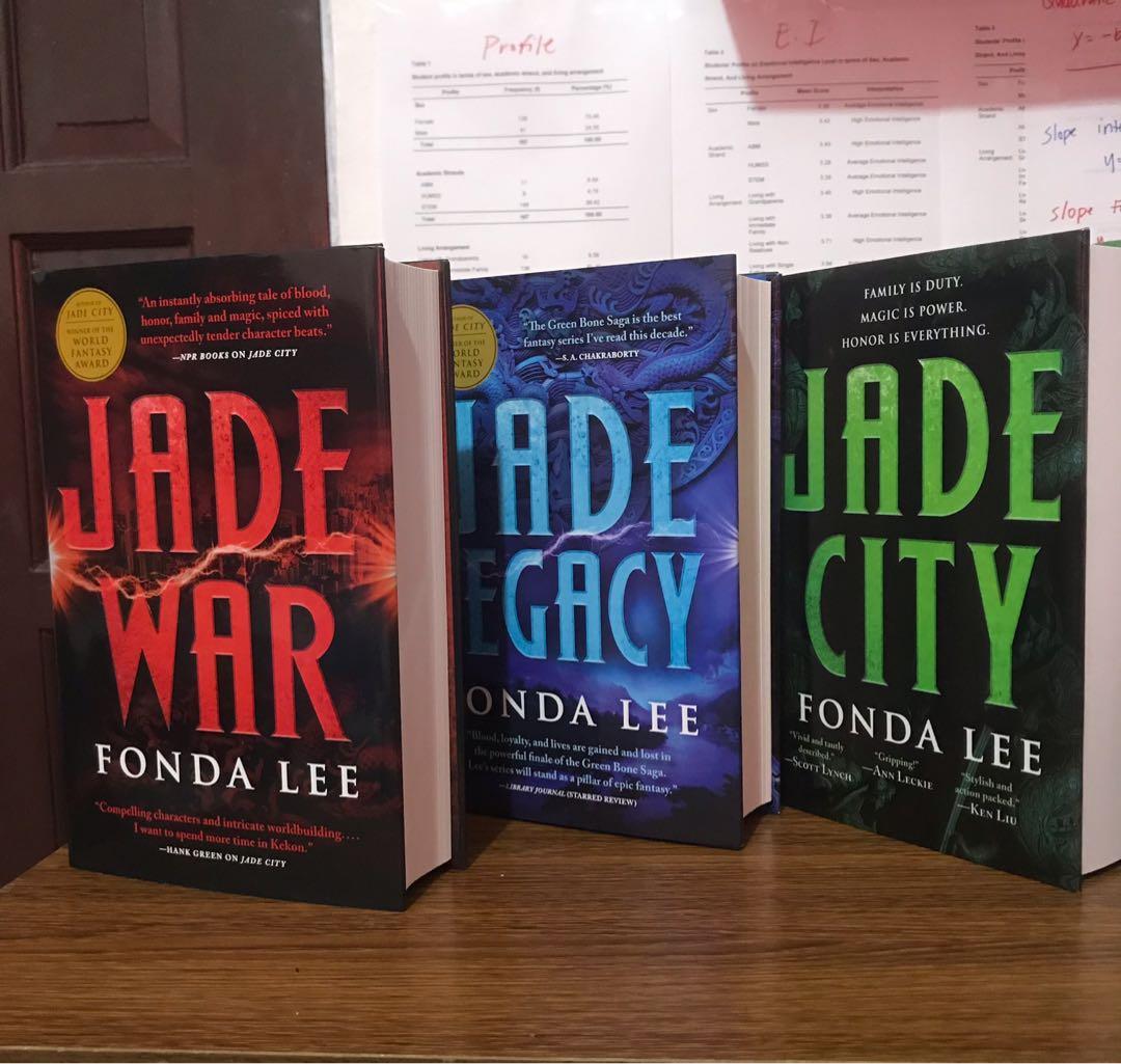 (HB Set) Green Bone Saga by Fonda Lee ( Jade City, Jae War, Jade Legacy