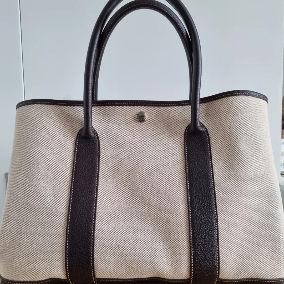 SALE HERMES GARDEN PARTY 30cm TOGO BLACK WITH DUSTBAG RIRI ZIPPER, Luxury,  Bags & Wallets on Carousell