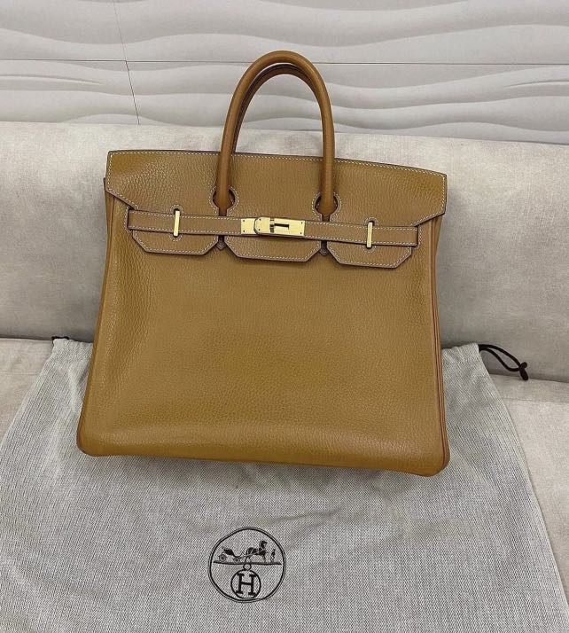 Hermes Birkin HAC 32 Chevre Black GHW, Luxury, Bags & Wallets on Carousell