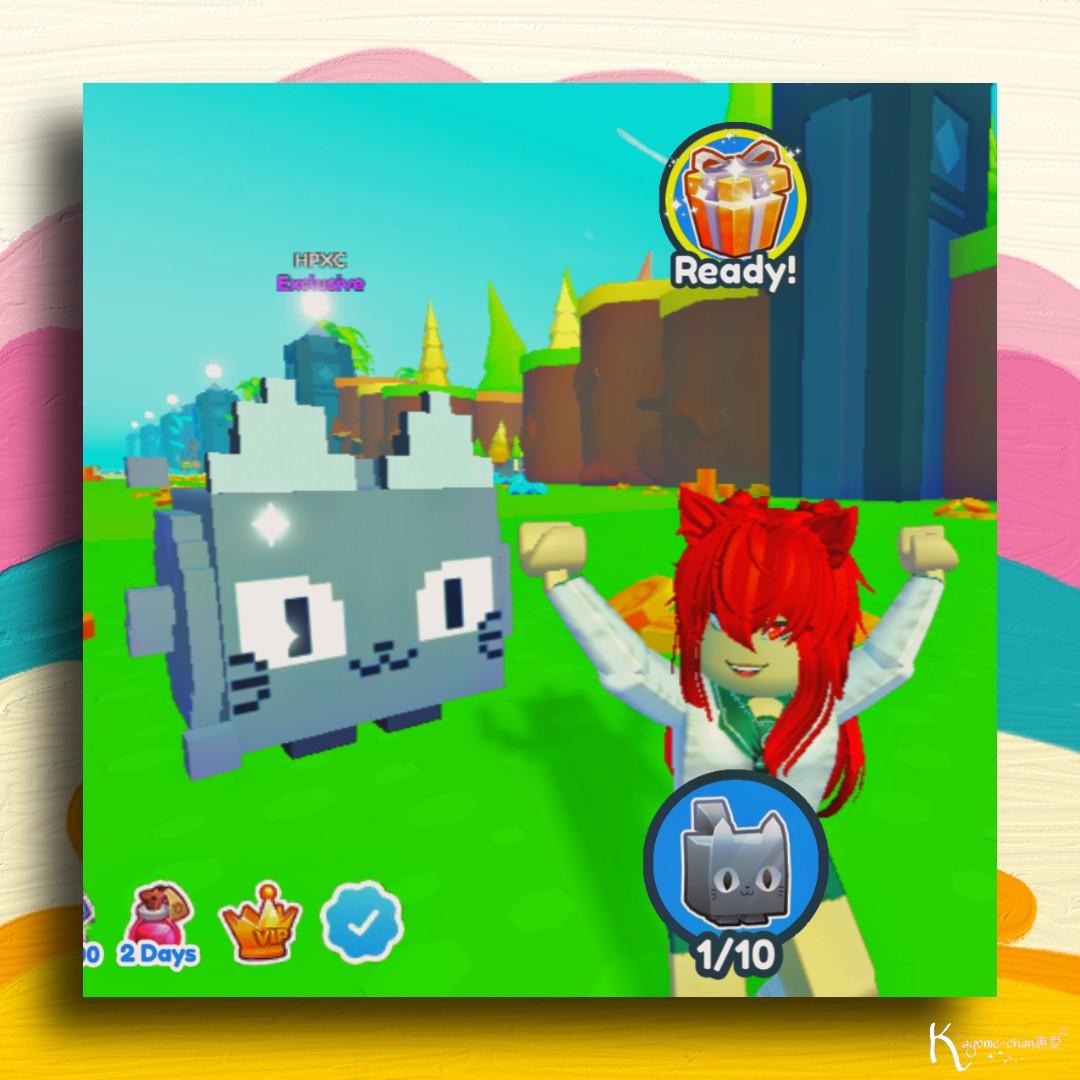 Huge Pixel Cat [Pet Simulator X Exclusive Huge Pet], Video Gaming