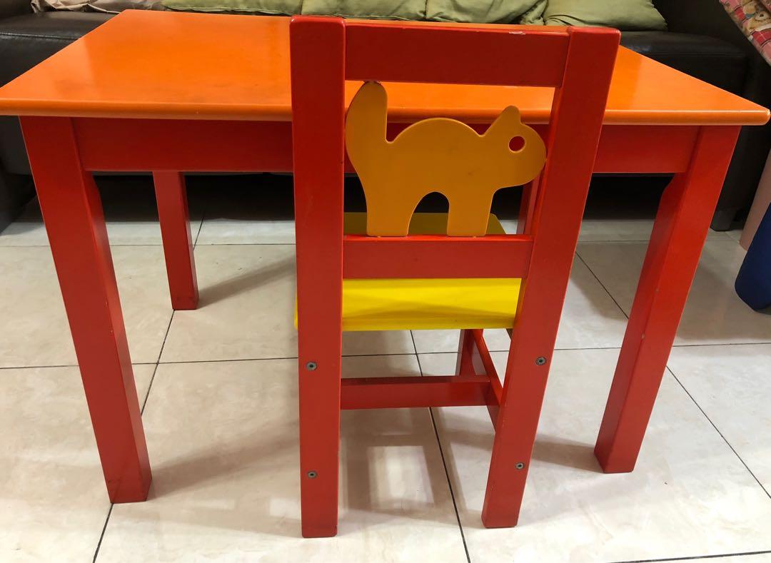 IKEA Children Table Set Furniture Home Living Furniture