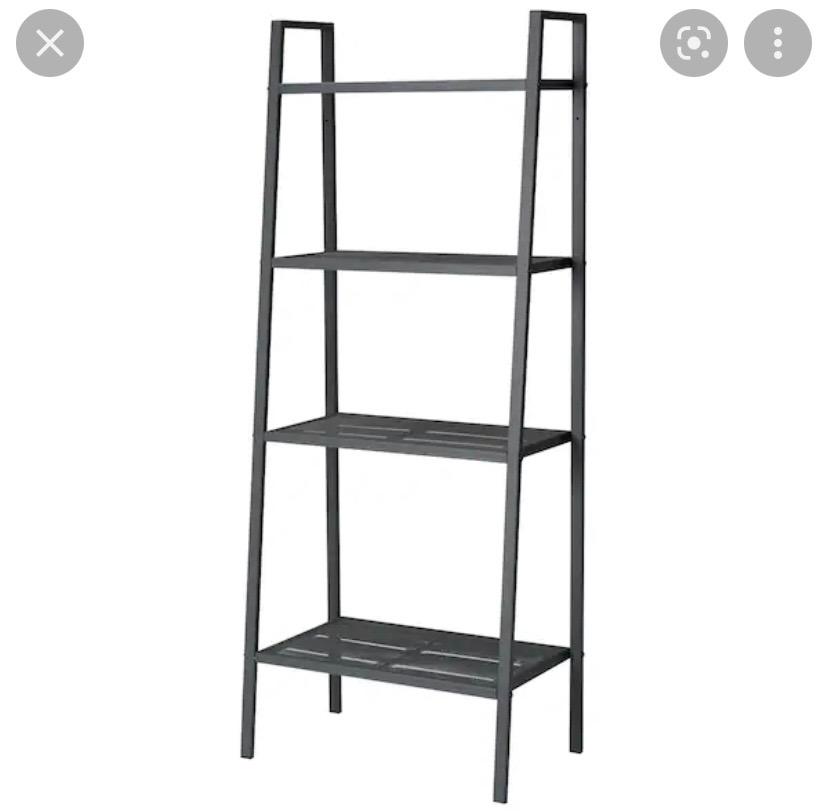 IKEA LERBERG shelf unit dark grey, Furniture & Home Living, Furniture