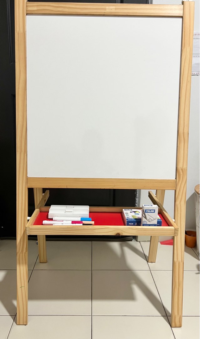 IKEA MALA ART EASEL KIDS CHILDREN DRAWING MATERIALS, Furniture & Home