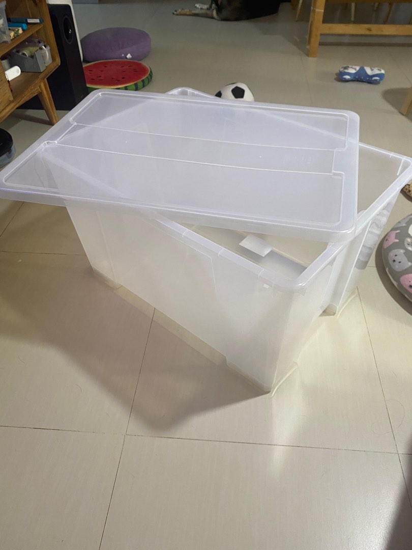 Ikea Samla 130 litre container (cover lid and wheels included
