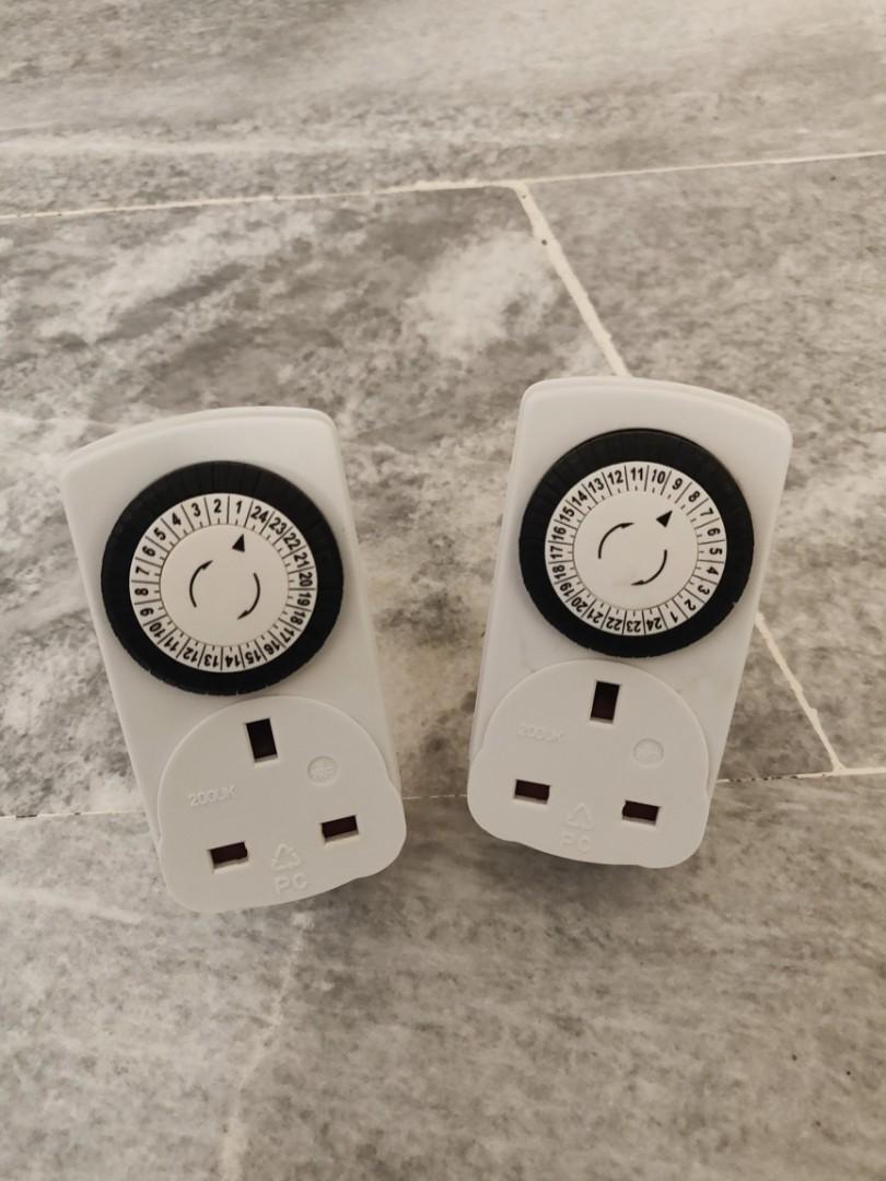 IKEA TÄNDA plug with timer, Furniture & Home Living, Lighting & Fans