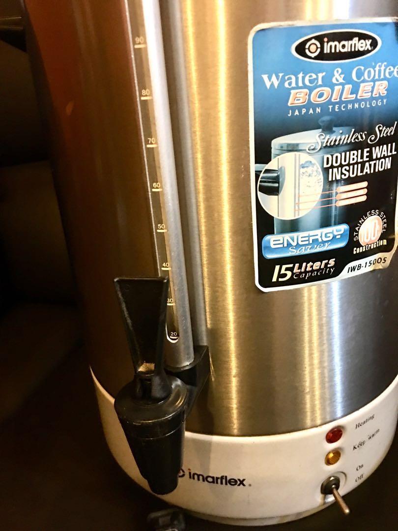 Imarflex Water and Coffee Boiler (15 Liters), Furniture & Home Living