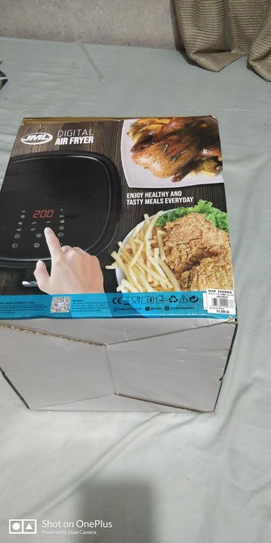 JML DIGITAL AIR FRYER, TV & Home Appliances, Kitchen Appliances, BBQ