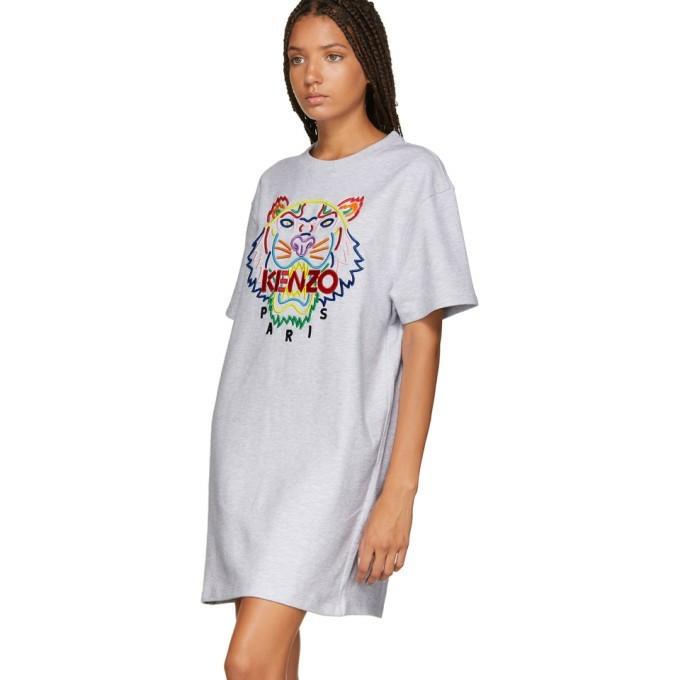 Kenzo grey fabulous tiger tshirt