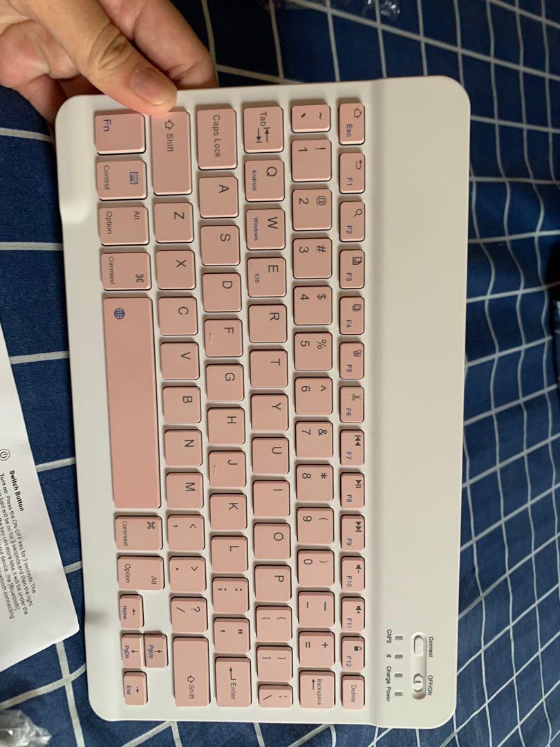 Keyboard tambahan / keyboard aesthetic pink on Carousell