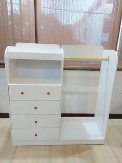 KIDS Closet/Cabinet in  white /wood