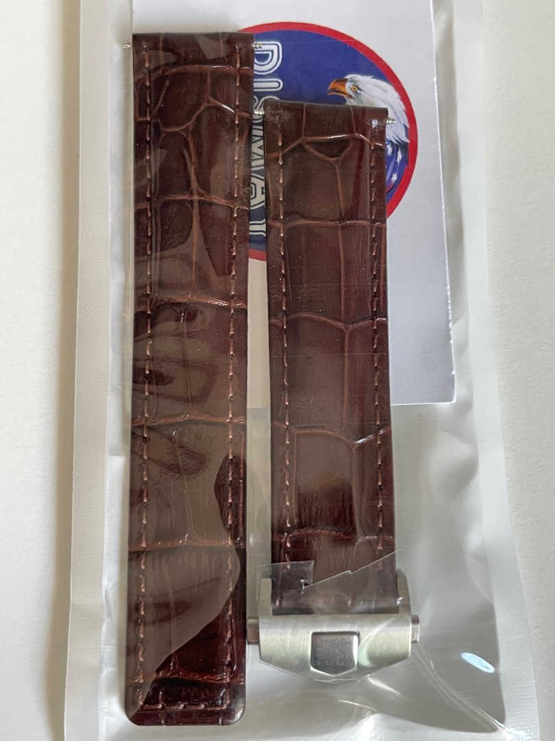 Leather strap with clasp for Tag Heuer Monza, Luxury, Watches on Carousell