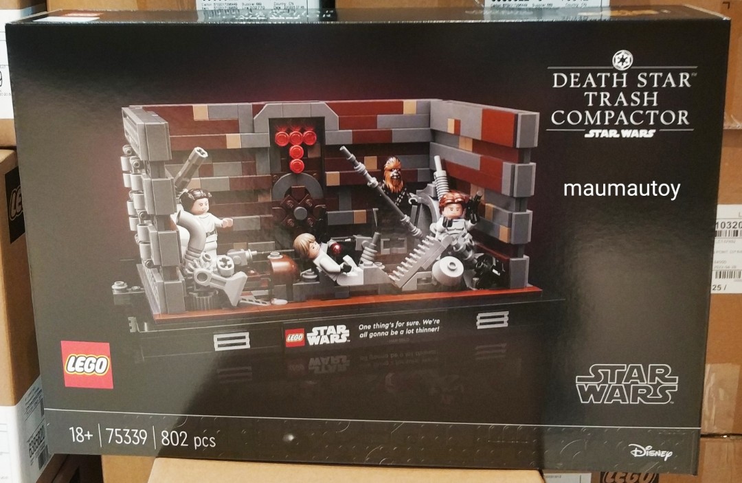 Lego 75339 Star Wars Death Star Trash Compactor Diorama, 興趣及遊戲, 玩具 & 遊戲 ...