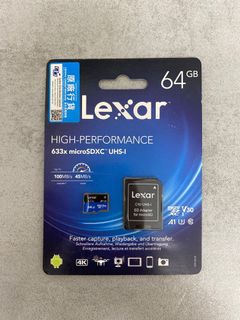 Lexar 64GB high performance microSD